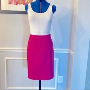 J. Crew Pink Knee-Length Pencil Skirt